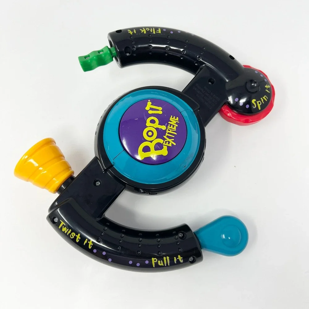 Bop It Extreme 1998 Hasbro Electronic Handheld Game VTG Toy Retro Tested WORKING